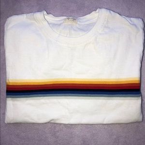 NWOT Brandy Melville Rainbow Top